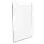 deflecto Classic Image Wall-Mount Sign Holder, Portrait, 8.5 x 11, Clear (DEF68201) View Product Image