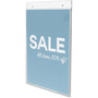 deflecto Classic Image Wall-Mount Sign Holder, Portrait, 8.5 x 11, Clear (DEF68201) View Product Image
