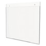 deflecto Classic Image Wall-Mount Sign Holder, Landscape, 11 x 8.5, Clear View Product Image