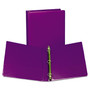 Samsill Earth's Choice Plant-Based Durable Fashion View Binder, 3 Rings, 1" Capacity, 11 x 8.5, Purple, 2/Pack View Product Image