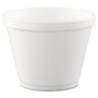 Dart Food Containers, 12 oz, White, Foam, 25/Bag, 20 Bags/Carton View Product Image
