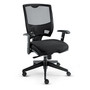 Alera Epoch Series Fabric Mesh Multifunction Chair, Supports Up to 275 lb, 17.63" to 22.44" Seat Height, Black View Product Image