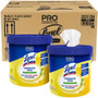 Lysol Disinfecting Wipe Bucket w/Wipes - Lemon & Lime Blossom Scent - Disinfectant, Pre-moistened - White - 800/Bucket Product Image 