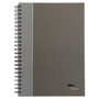TOPS Royale Wirebound Business Notebooks, 1-Subject, Medium/College Rule, Black/Gray Cover, (96) 11.75 x 8.25 Sheets View Product Image