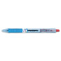 Pilot B2P Bottle-2-Pen Recycled Ballpoint Pen, Retractable, Medium 1 mm, Red Ink, Translucent Blue Barrel, Dozen (PIL32802) View Product Image
