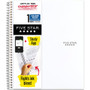 Mead Five Star Wirebound Notebook, 1 Subject, College Ruled, 11" x 8 1/2" , White - 1 Subject(s) - 100 Sheets - 100 Pages - Wire Bound - 11" x 8 1/2" Sheet Size Product Image 