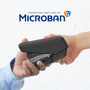Fellowes LX860 EasyPress Half Strip Stapler with Antimicrobial Protection, 40-Sheet Capacity, Black View Product Image