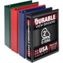Samsill Durable View Ring Binder - 2" Binder Capacity - Letter - 8 1/2" x 11" Sheet Size - 475 Sheet Capacity - 3 Ring(s) Product Image 
