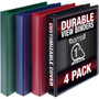 Samsill Durable View Binders - 1" Binder Capacity - Letter - 8 1/2" x 11" Sheet Size - 225 Sheet Capacity - 3 Ring(s) - (SAMMP46409) Product Image 