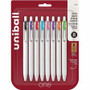 uniball™ UB One Gel Pens - 0.7 mm Medium Pen Point - Retractable - Assorted Ink - Pigment-based, Gel-based - White Barrel Product Image 