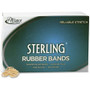 Alliance Rubber Sterling Rubber Bands - Size: #8 - 0.9" Length x 62.5 mil Thickness - Durable, Elastic - Natural Crepe Product Image 