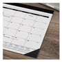 AT-A-GLANCE Monthly Refillable Desk Pad, 22 x 17, White Sheets, Black Binding, Black Corners, 12-Month (Jan to Dec): 2024 View Product Image