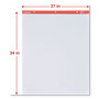 Universal Easel Pads/Flip Charts, Unruled, 27 x 34, White, 50 Sheets, 2/Carton (UNV35600) View Product Image