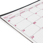 Brownline Monthly Desk Pad Calendar, 22 x 17, White/Burgundy Sheets, Black Binding, Black Corners, 12-Month (Jan to Dec): 2024 View Product Image