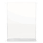 deflecto Superior Image Double Sided Sign Holder, 8.5 x 11 Insert, Clear View Product Image