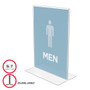 deflecto Classic Image Double-Sided Sign Holder, 5 x 7 Insert, Clear View Product Image