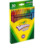 Crayola Twistables Colored Pencils, 2 mm, 2B (#1), Assorted Lead/Barrel Colors, 30/Pack View Product Image