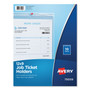 Avery Job Ticket Holders, Heavy Gauge Vinyl, 9 x 12, Clear, 10/Pack (AVE75009) View Product Image