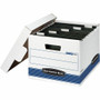Bankers Box Hang'N'Stor Hanging File Storage Box - Internal Dimensions: 12.25" Width x 15" Depth x 9.75" Height - External Dimensions: 12.6" Width x 15.6" Depth x 10" Height - Media Size Supported: Letter - Lift-off Closure - Light Duty Product Image 