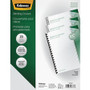 Fellowes Futura Frosted Presentation Covers - 11" Height x 8.5" Width x 0.1" Depth - For Letter 8 1/2" x 11" Sheet - Rectangular - Clear - Polypropylene Product Image 