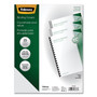 Fellowes Futura Frosted Presentation Covers - 11" Height x 8.5" Width x 0.1" Depth - For Letter 8 1/2" x 11" Sheet - Rectangular - Clear - Polypropylene Product Image 