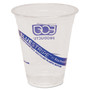 Eco-Products BlueStripe 25% Recycled Content Cold Cups, 12 oz, Plastic, Clear/Blue, 50/Pack, 20 Packs/Carton View Product Image