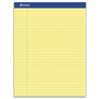 Ampad Recycled Writing Pads, Wide/Legal Rule, Politex Green Kelsu Headband, 50 Canary-Yellow 8.5 x 11.75 Sheets, Dozen (TOP20270) View Product Image
