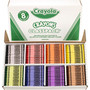 Crayola Classpack Regular Crayons, 8 Colors, 800/Box (CYO528008) View Product Image