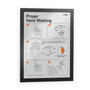 Durable DURAFRAME Sign Holder, 8.5 x 11, Black Frame, 2/Pack (DBL476801) View Product Image