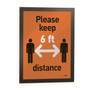 Durable DURAFRAME Sign Holder, 8.5 x 11, Black Frame, 2/Pack (DBL476801) View Product Image