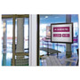 Durable DURAFRAME Sign Holder, 8.5 x 11, Black Frame, 2/Pack View Product Image