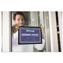 Durable DURAFRAME Sign Holder, 8.5 x 11, Black Frame, 2/Pack View Product Image