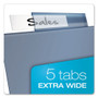 Cardinal Expanding Pocket Index Dividers, 5-Tab, 11 x 8.5, Assorted, 1 Set (CRD84012) View Product Image