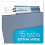 Cardinal Expanding Pocket Index Dividers, 5-Tab, 11 x 8.5, Assorted, 1 Set (CRD84012) View Product Image