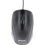 Verbatim Corded Optical Mouse - Black - (VER70733) Product Image 