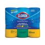 Clorox Disinfecting Wipes, 1-Ply, 7 x 8, Fresh Scent/Citrus Blend, 35/Canister, 3/Pack, 5 Packs/Carton (CLO30112CT) View Product Image