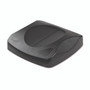 Rubbermaid Commercial Swing Top Lid for Untouchable Recycling Center, 16" Square, Black View Product Image