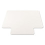 deflecto EconoMat All Day Use Chair Mat for Hard Floors, Flat Packed, 36 x 48, Lipped, Clear View Product Image