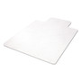 deflecto EconoMat All Day Use Chair Mat for Hard Floors, Flat Packed, 36 x 48, Lipped, Clear View Product Image