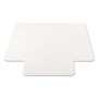 deflecto EconoMat All Day Use Chair Mat for Hard Floors, Flat Packed, 36 x 48, Lipped, Clear View Product Image