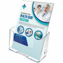 Deflecto Single Compartment DocuHolder - 1 Compartment(s) - 7.75" Height x 6.50" Width x 3.75" Depth - Desktop - Booklet Size - Clear Product Image 