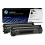 HP 78A Original Laser Toner Cartridge - Black - 2 / Carton Product Image 