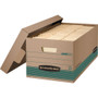 Bankers Box STOR/FILE Recycled File Storage Box - Internal Dimensions: 12" Width x 24" Depth x 10" Height - External Dimensions: 12.9" Width x 25.4" Depth x 10.3" Height - Media Size Supported: Letter - Lift-off Closure - Medium Duty Product Image 