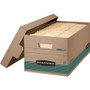 Bankers Box STOR/FILE Recycled File Storage Box - Internal Dimensions: 12" Width x 24" Depth x 10" Height - External Dimensions: 12.9" Width x 25.4" Depth x 10.3" Height - Media Size Supported: Letter - Lift-off Closure - Medium Duty Product Image 