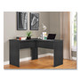 Easy 2 Go Corner Computer Desk, 47.83" x 47.83" x 30.39", Dark Gray View Product Image