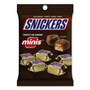 Snickers Minis Size Chocolate Bars, Milk Chocolate, 4.4 oz Pack, 12 Packs/Carton View Product Image