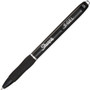 Sharpie S-Gel S-Gel High-Performance Gel Pen, Retractable, Fine 0.5 mm, Black Ink, Black Barrel, 4/Pack View Product Image