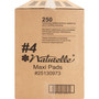 Impact Naturelle Maxi Pads, #4 For Vending Machines, 250 Individually Wrapped/Carton (IMP25130973) View Product Image