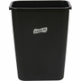 Genuine Joe 41-Quart Wastebasket - 10.25 gal Capacity - Durable, Sturdy, Dent Resistant, Chip Resistant, Rust Resistant, Long Lasting - 19.9" Height x 9.4" Width x 15.2" Depth - Polyethylene - Black Product Image 