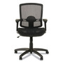 Alera Etros Series Suspension Mesh Mid-Back Synchro Tilt Chair, Supports Up to 275 lb, 15.74" to 19.68" Seat Height, Black View Product Image